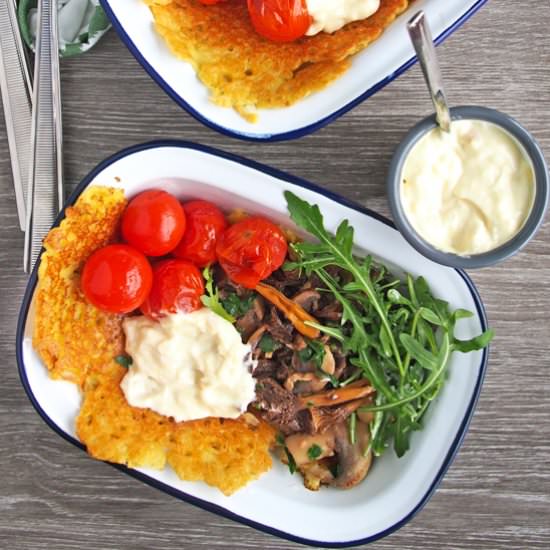 Farinata with Wild Mushrooms - Recipe photo by theworktop