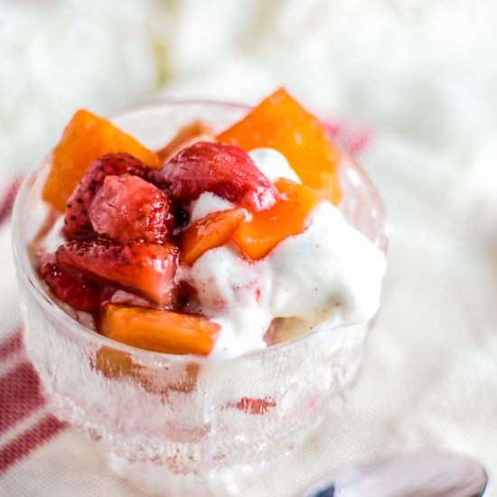 Strawberry Mango Compote - Recipe photo by Honest and Tasty