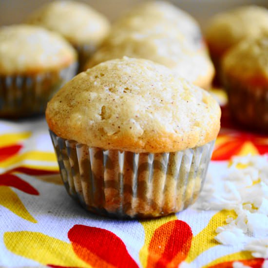 Coconut Mini Muffins - Recipe photo by jeanieandluluskitchen