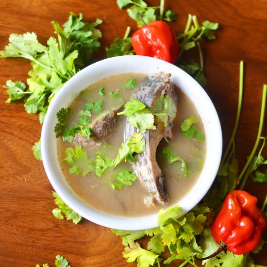Fresh Tilapia Steak Pepper Soup - Recipe photo by Oya Come Chop