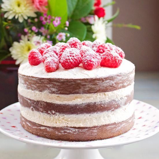 Naked Cake - Recipe photo by Beets and Bones blog