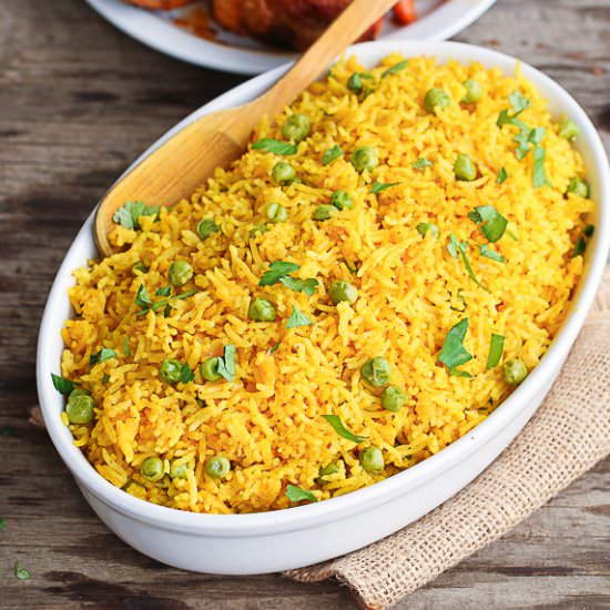 South African Yellow Rice - Recipe photo by Immaculatebites