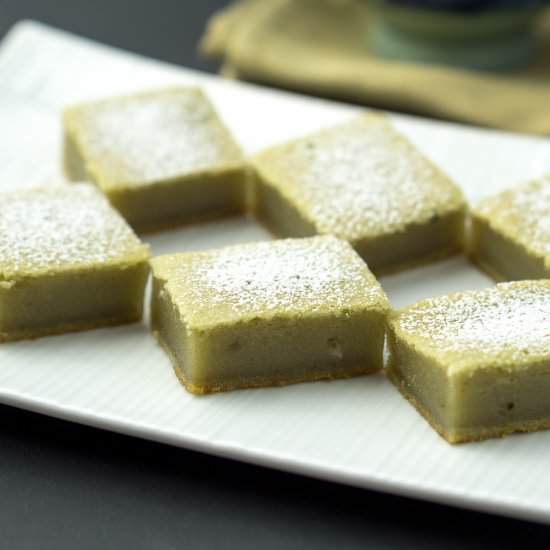 Green Tea Mochi Cake - Recipe photo by Charlene Chan