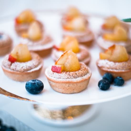 Almond Blueberry'n'plum Tartlets - Recipe photo by VitaliyaN