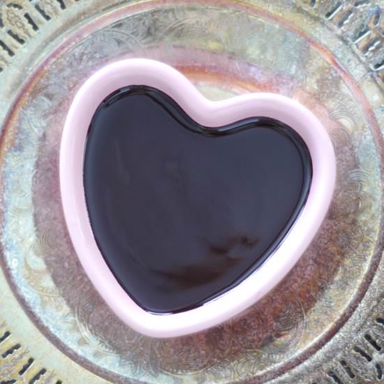 Raspberry Truffle Dessert for Two - Recipe photo by Audrey @ Unconventional Baker