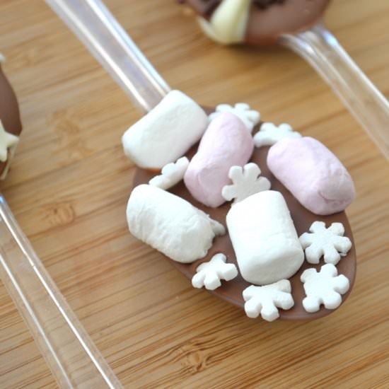 Hot Chocolate Spoons - Recipe photo by thethingsshemakes