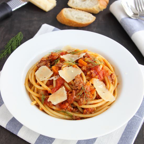 Sausage and Fennel Ragu - Recipe photo by brisketandbagels