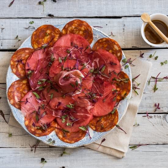 Watermelon Carpaccio - Recipe photo by heinstirred