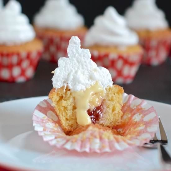 Queen of Puddings Cupcakes - Recipe photo by CharlottesLivelyKitchen