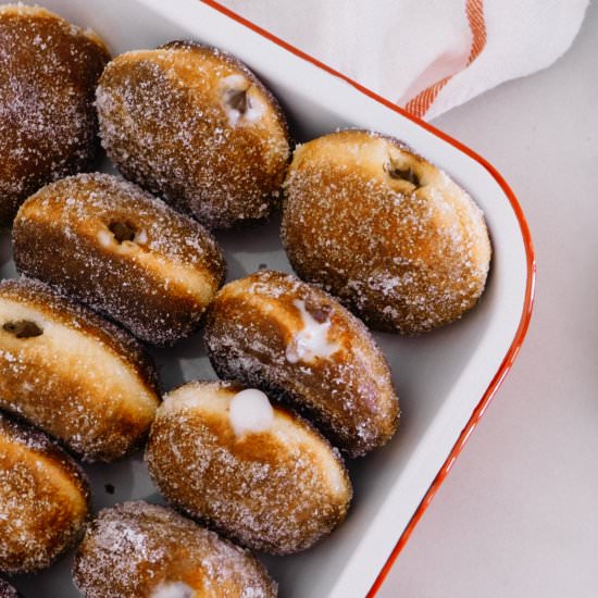 Malasadas (Portuguese Donuts) - Recipe photo by Alana @ Fix Feast Flair