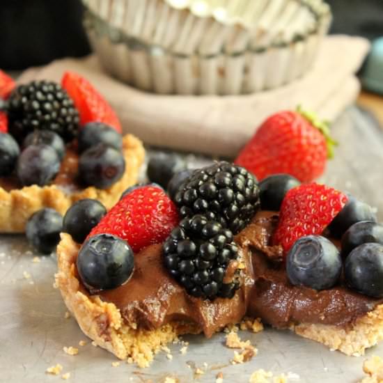Healthified Chocolate Tart - Recipe photo by Treatyourselfsweeter