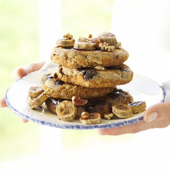 Banana, Blueberry & Pecan Pancake - Recipe photo by JENNIFERMEDHURST