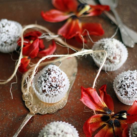 Vegan banana truffles - Recipe photo by Netqa86