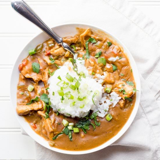 Chicken Etouffee - Recipe photo by wholefully
