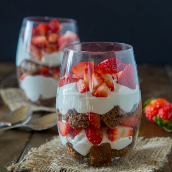 Strawberry Parfaits - Recipe photo by dinnersdishesanddesserts