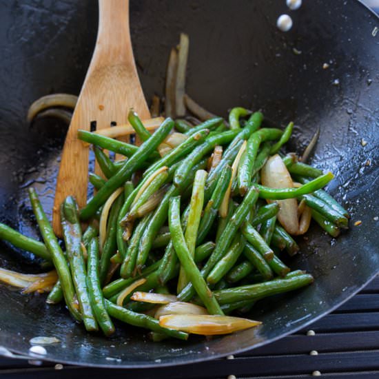Sweet and Spicy Green Beans - Recipe photo by IWashYouDry