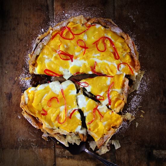 Mango Tart with Sweet Red Chilli - Recipe photo by Snap A Bite
