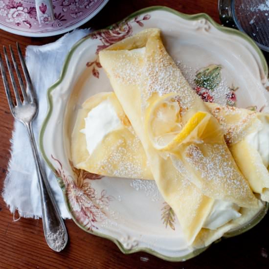 Lemon Cream Cheese Crepes - Recipe photo by foodsofourlives