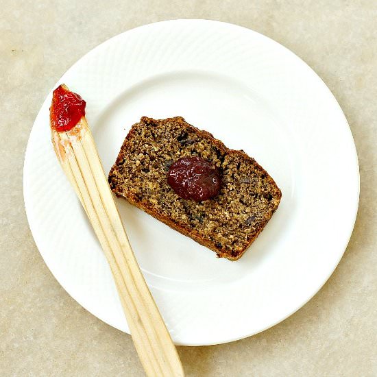 Wholegrain Caramelized Banana Bread - Recipe photo by Maniche