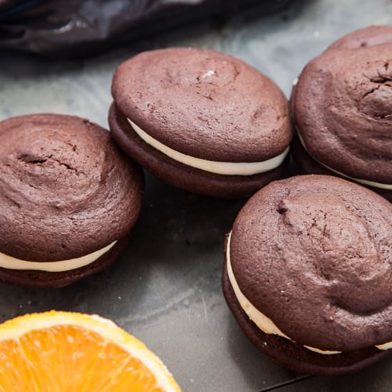 Chocolate Orange Whoopie Pies - Recipe photo by amummytoo