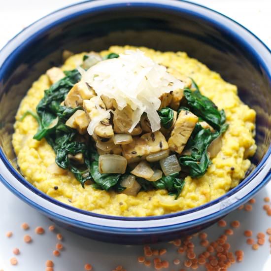 Spiced Coconut Dal - Recipe photo by Poppies and Papayas