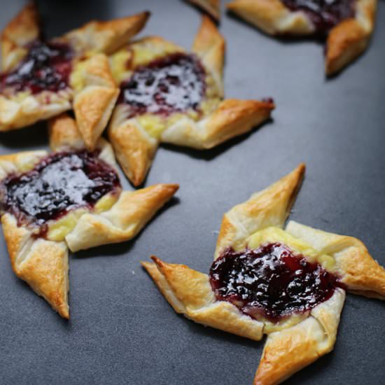 Boysenberry and Custard Danish - Recipe photo by rsmacaalay