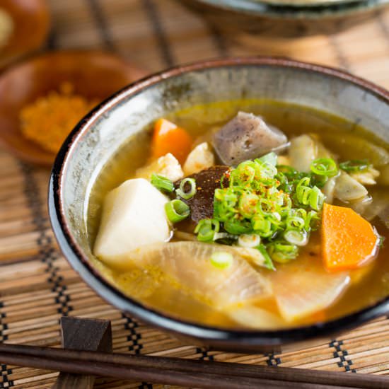 Japanese Veggie Soup -Kenchinjiru - Recipe photo by Just One Cookbook