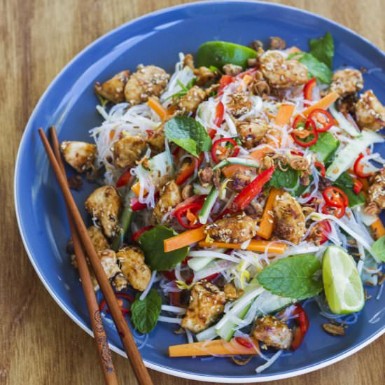 Vietnamese Style Noodle Salad - Recipe photo by Pheebs Foods
