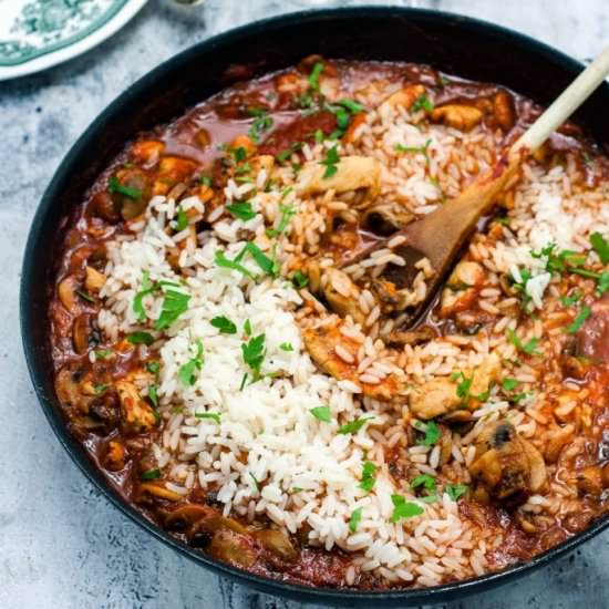 Poulet Chicken Marengo - Recipe photo by Moj kulinarny pamietnik
