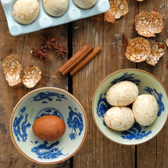 Marbled Chinese Tea Eggs - Recipe photo by boulderlocavore