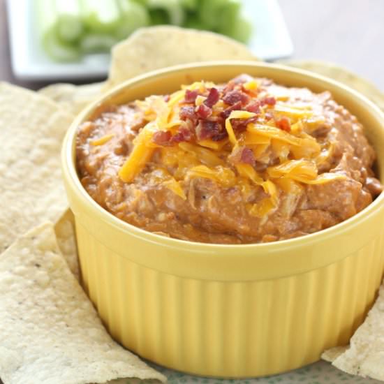 Slow Cooker BBQ Bacon Chicken Dip - Recipe photo by akitchenaddiction