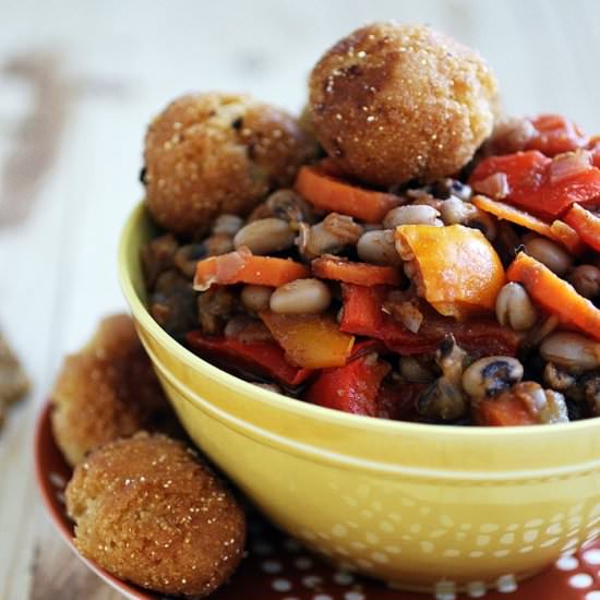 Black Eyed Pea Chili - Recipe photo by DorasDailyDish