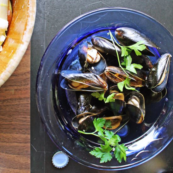 Moulles frites - Recipe photo by Rhubarbarians