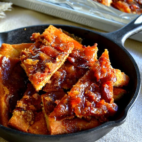 Maple Caramel Bacon Crack - Recipe photo by thedomesticrebel