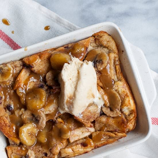 Berry Banana Bread Pudding - Recipe photo by heartsinmyoven