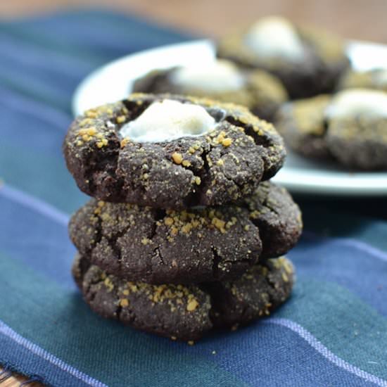 Soft Chocolate Marshmallow Cookies - Recipe photo by shebakeshere