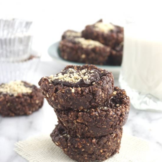 Raw Vegan Nutella Cupcakes - Recipe photo by thealmondeater