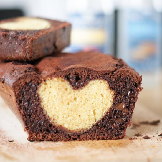 Chocolate Vanilla Cake - Recipe photo by Orne83