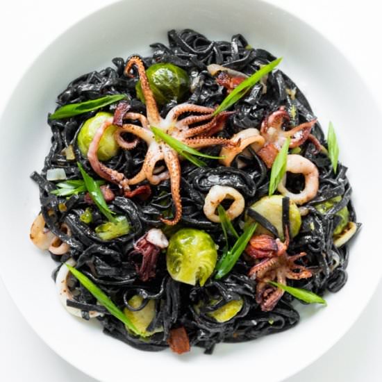 Squid Ink Pasta - Recipe photo by SaltHouse