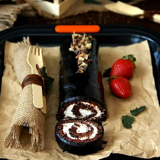 Chocolate and Cream Roll, Tigretón - Recipe photo by Loleta