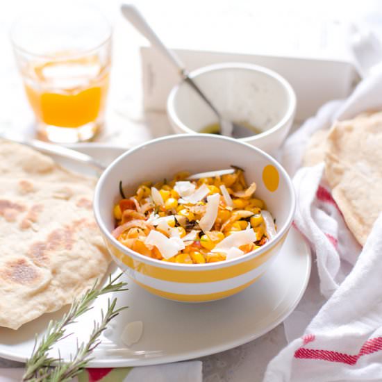 Sweet Corn & Toasted Coconut Salad - Recipe photo by elsbro