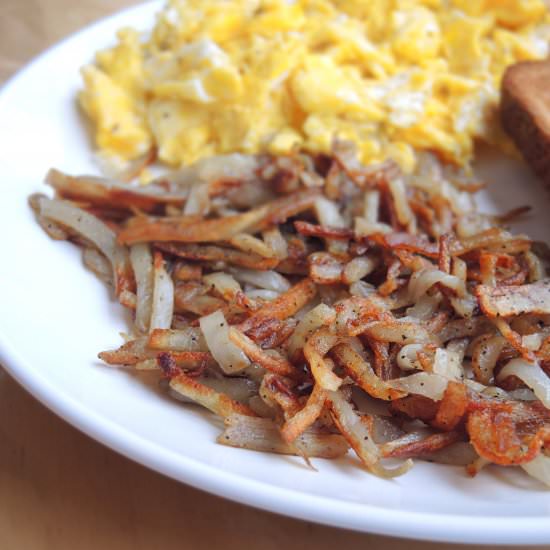 Perfect Crispy Homemade Hash Browns - Recipe photo by Cooking Creation