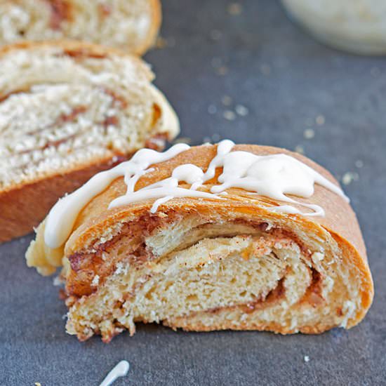 Cinnamon Bun Babka - Recipe photo by itbakesmehappy