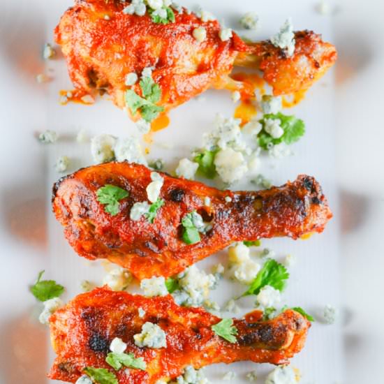Sriracha Fire Drumsticks - Recipe photo by foodefile