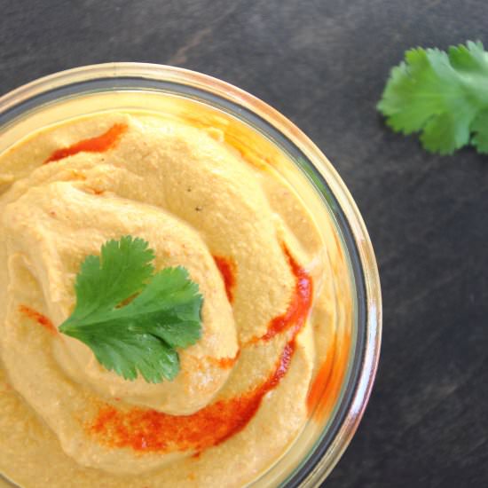 Kimchi Hummus - Recipe photo by brisketandbagels