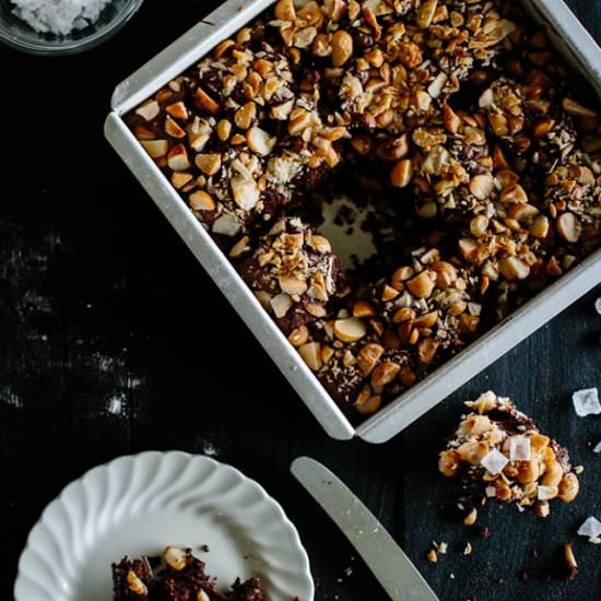 Macadamia Nut Brownies - Recipe photo by Afrodites Kitchen