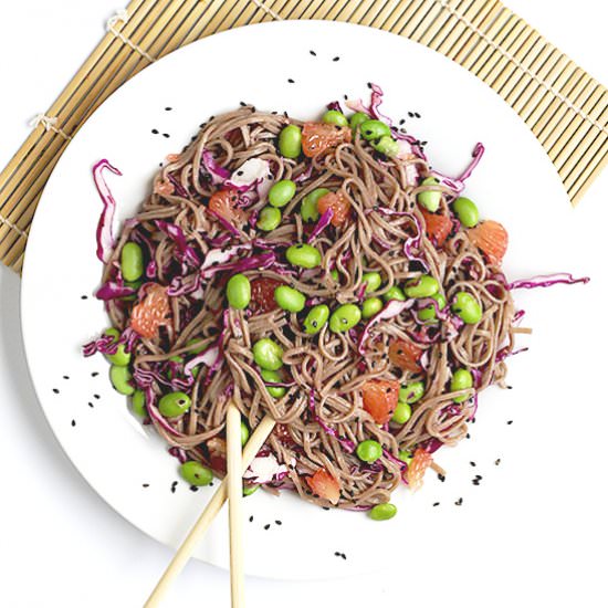 Citrus Soba Noodle Salad - Recipe photo by EatPlantily