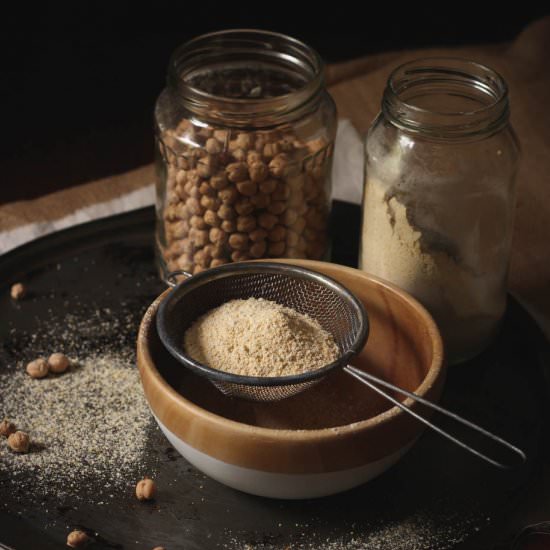 DIY chickpea flour - Recipe photo by tohercore