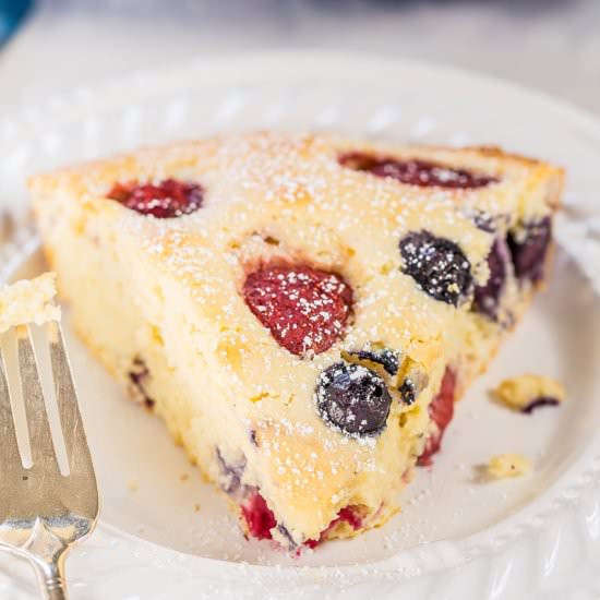 Deep Dish Berry Skillet Pancake - Recipe photo by Averie