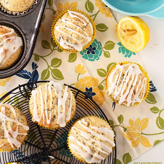 Lemon Poppy Seed Muffins - Recipe photo by picsandpastries